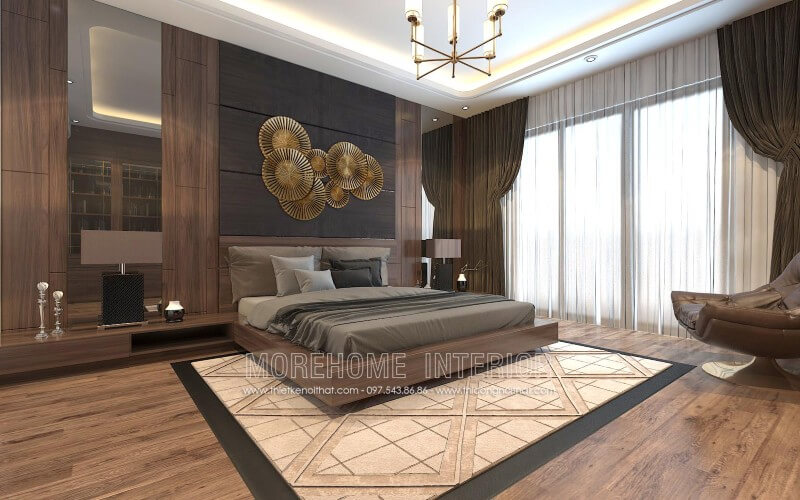 Giường ngủ chung cư gỗ công nghiệp Giường ngủ chung cư gỗ công nghiệp