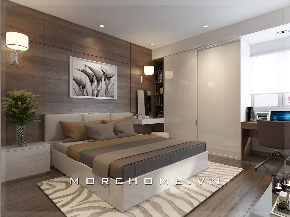 Giường ngủ chung cư gỗ công nghiệp Giường ngủ chung cư gỗ công nghiệp