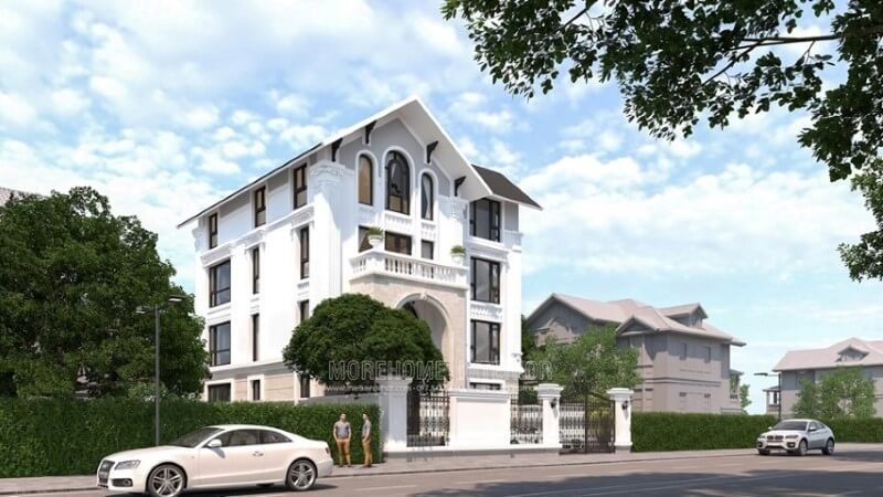 Thiết kế kiến trúc biệt thự tân cổ điển tại KĐT Đằng Hải Hải An Hải Phòng