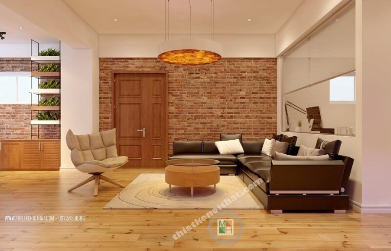Bộ sofa da đẹp cho phòng khách căn hộ chung cư thêm sang trọng và đẳng cấp