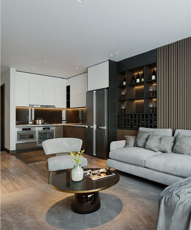 Mẫu bàn trà đẹp màu đen độc đáo tại điểm nhấn nổi bật cho căn phòng khách của gia chủ