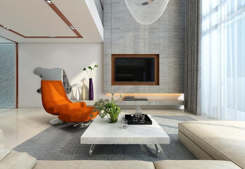 Bàn trà MH-HD007 phong cách hiện đại trang trí chung cư đơn giản