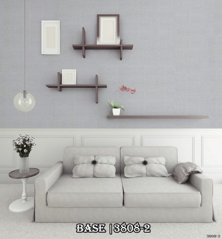 Một gợi ý cho mẫu giấy dán tường phòng khách, đơn giản nhẹ nhàng nhưng rất tinh tế.