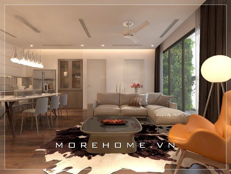 Với kiểu dáng thiết kế tinh tế, chiếc bàn trà góp phần tạo nên không gian ấn tượng và thoải mái mỗi khi bước chân vào căn phòng.